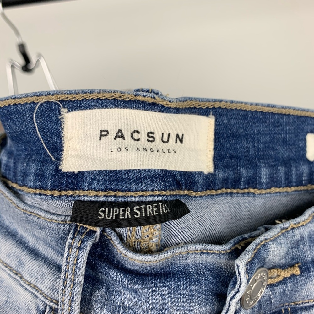 PacSun Floral Embroidered High Rise Ankle Jegging - Picture 13 of 14